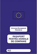 Pasaport pentru animale de companie